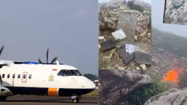 इंडोनेशिया का ATR 42-500 विमान हवा में लापता, 11 लोग थे सवार, पहाड़ पर दिखा मलबा!