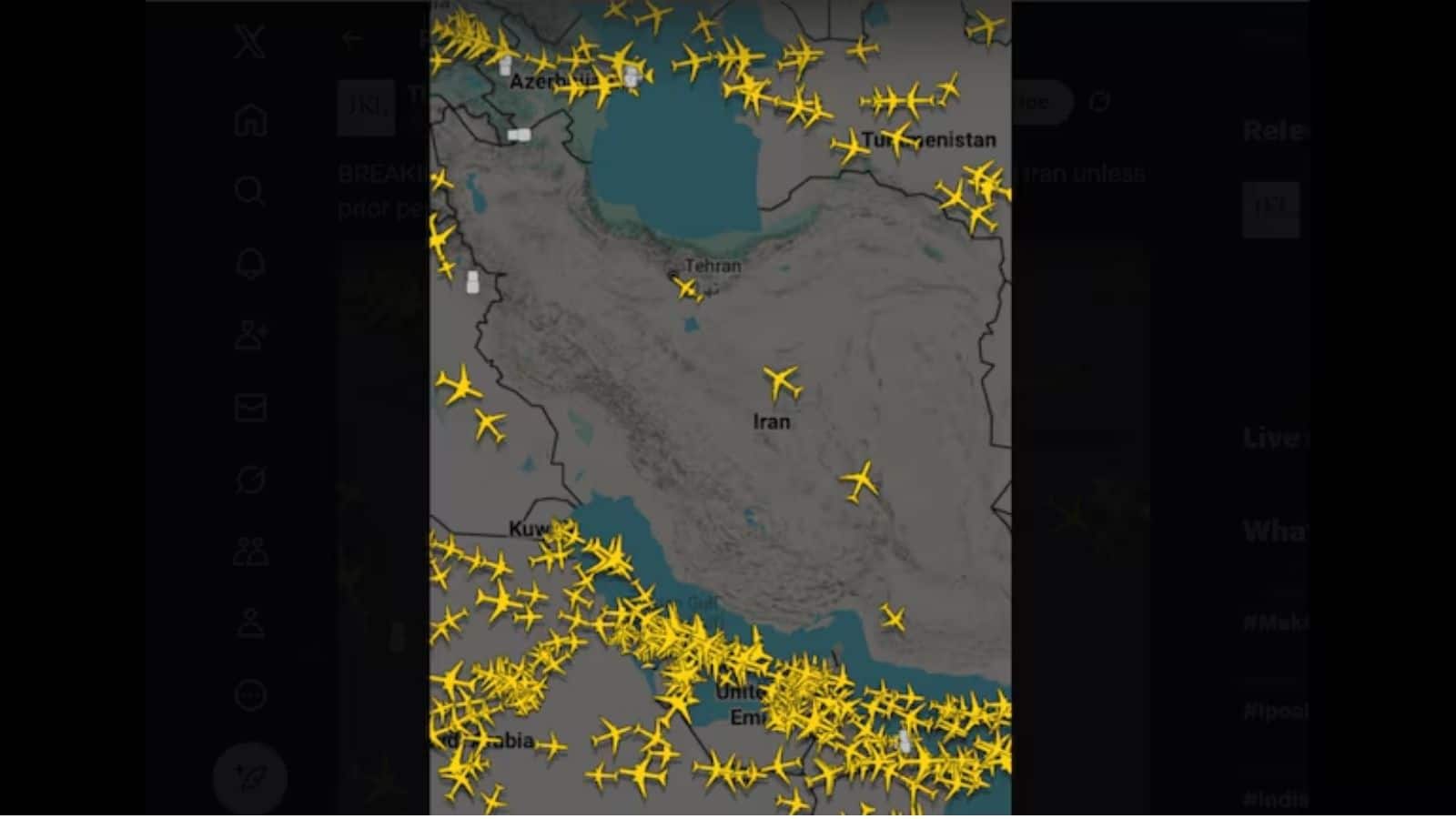 Iran Airspace Shutdown: अमेरिका की चेतावनी के बाद बंद हुआ ईरान का एयरस्पेस, इंडिगो और एयर इंडिया की उड़ानें प्रभावित