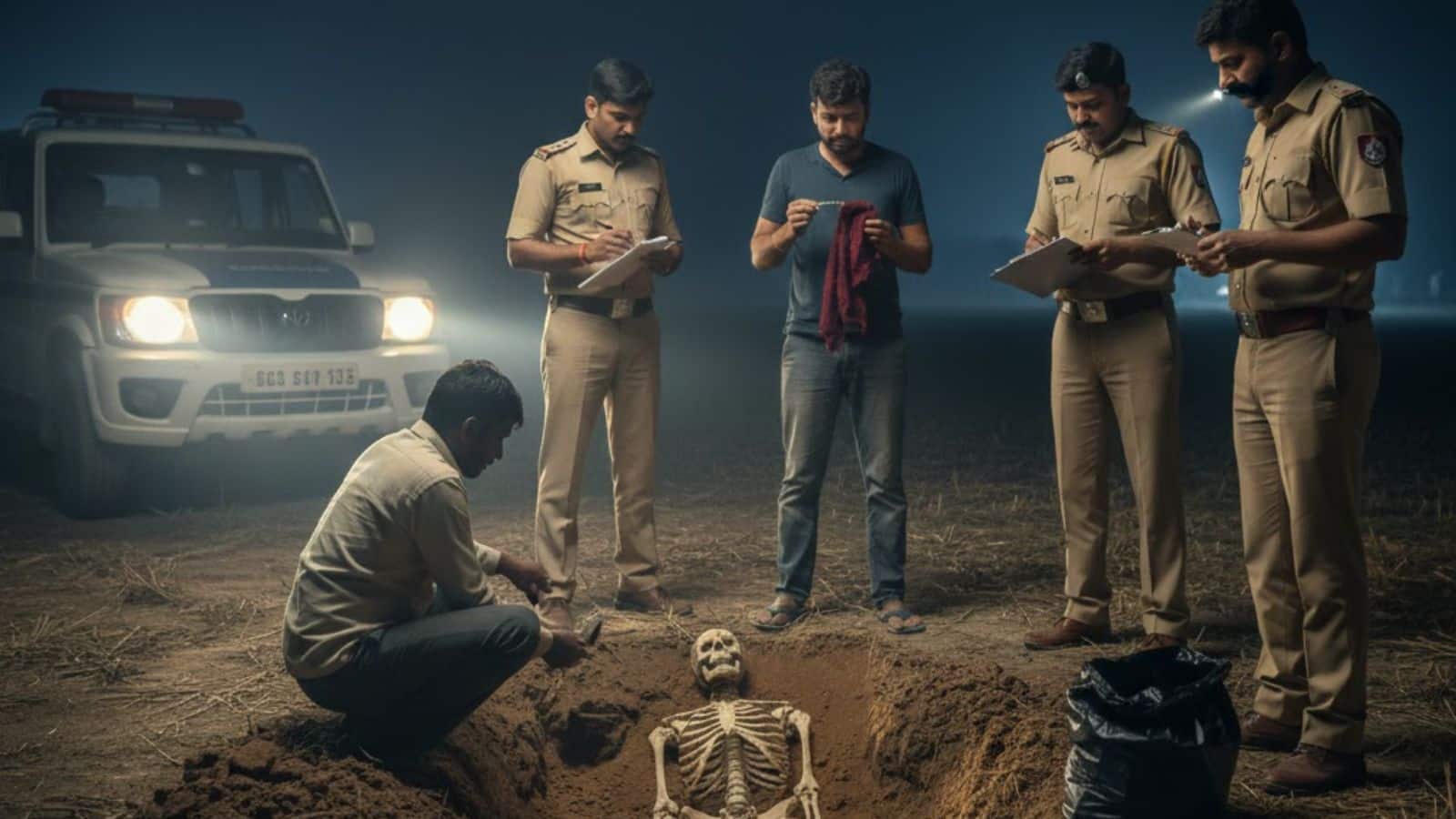 मिट्टी के नीचे छुपा था जुर्म, 10 महीने बाद जमीन से निकला कंकाल!सामने आई रोंगटे खड़े कर देने वाली कहानी