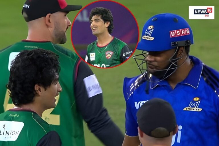 अकड़ दिखा रहा था पाकिस्तान बॉलर, कीरोन पोलार्ड ने आंख दिखाते ही उतार दी गर्मी!