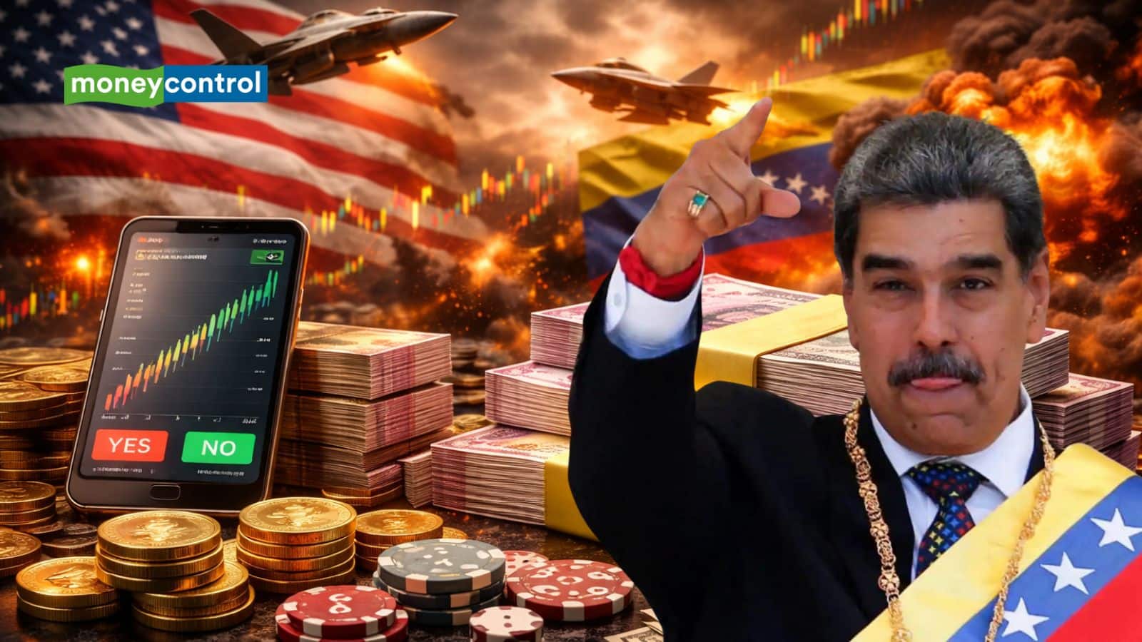 एक ही रात में 1280% का रिटर्न! ट्रेडर ने मादुरो की सत्ता जाने पर लगाया ₹29 लाख का दांव और कमा लिए ₹4 करोड़
