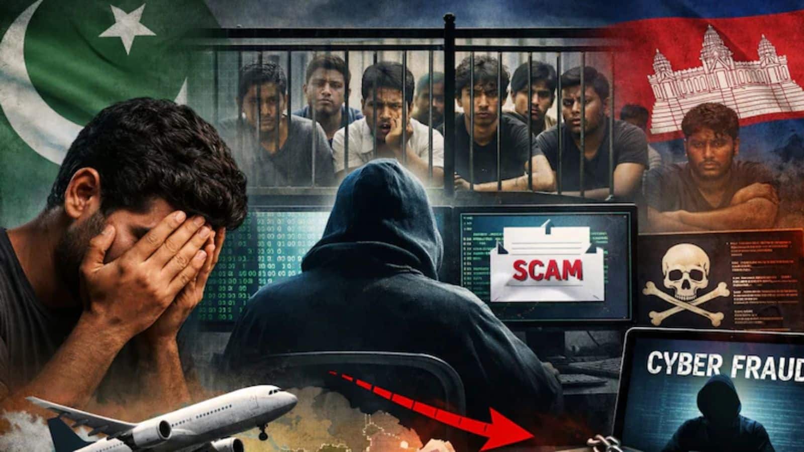 कंबोडिया जॉब स्कैम में पाकिस्तानी साजिश का पर्दाफाश, हाई-पेइंग जॉब का झांसा देकर भारतीय युवाओं को बनाते थे शिकार
