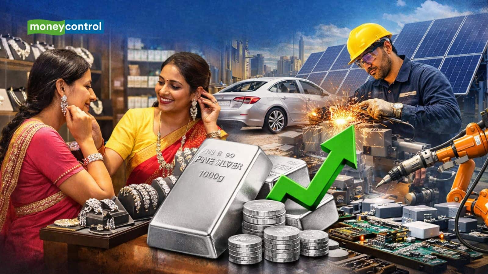 Silver Price: एक ही दिन में ₹12000 से ज्यादा बढ़ा चांदी का भाव, ये 5 बड़े कारण हैं जिम्मेदार