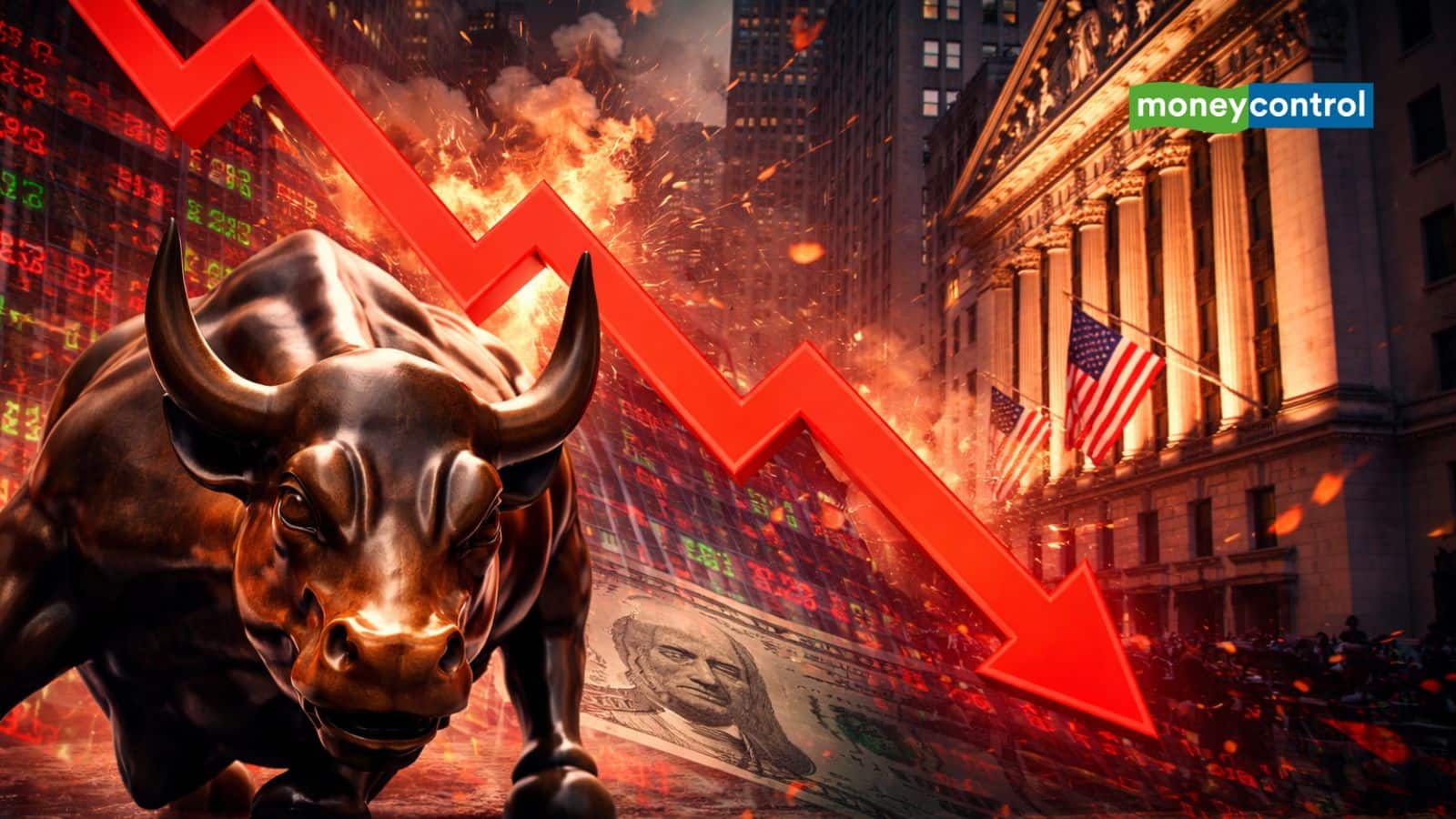 US Stock Market Crash: अमेरिकी शेयर बाजार में हाहाकार! ट्रंप की टैरिफ धमकी का दिखा असर, 1.5% तक क्रैश हुआ वॉल स्ट्रीट
