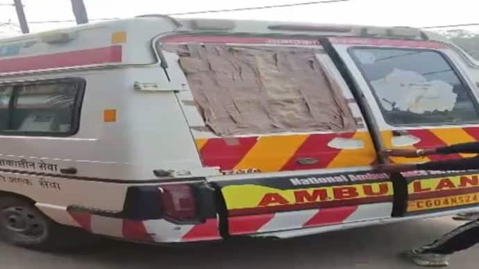 मध्य प्रदेश : एंबुलेंस का गेट हुआ जाम...अस्पताल की चौखट पर  युवक की तड़प-तड़प कर मौत!