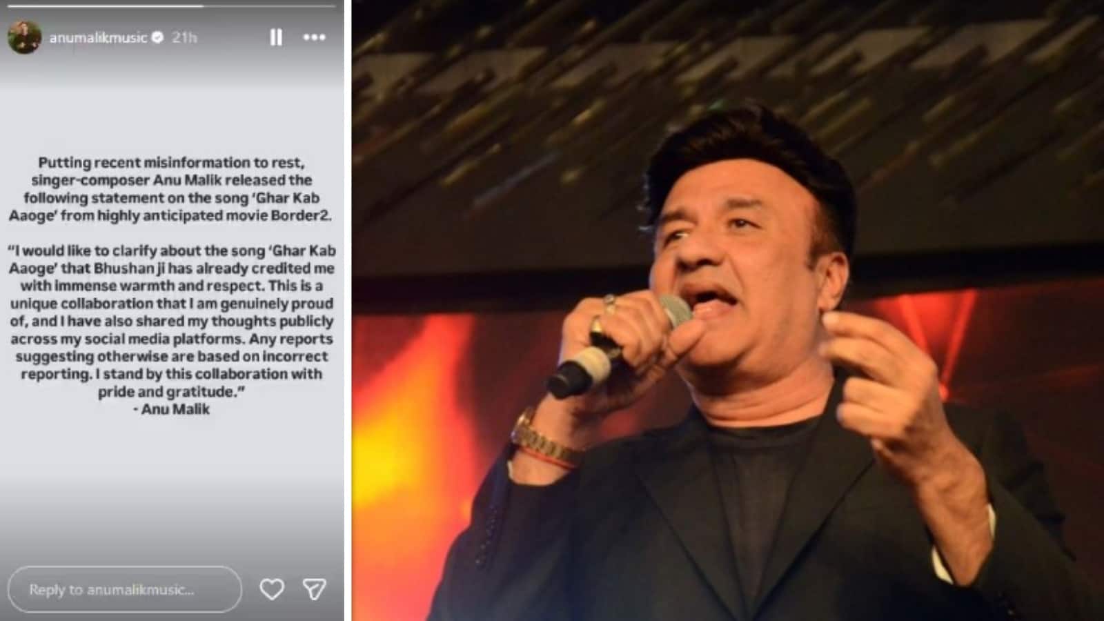Anu Malik: अनु मलिक ने 'बॉर्डर 2' के गाने में क्रेडिट को लेकर चल रही कॉनेट्रोवर्सी पर सफाई दी