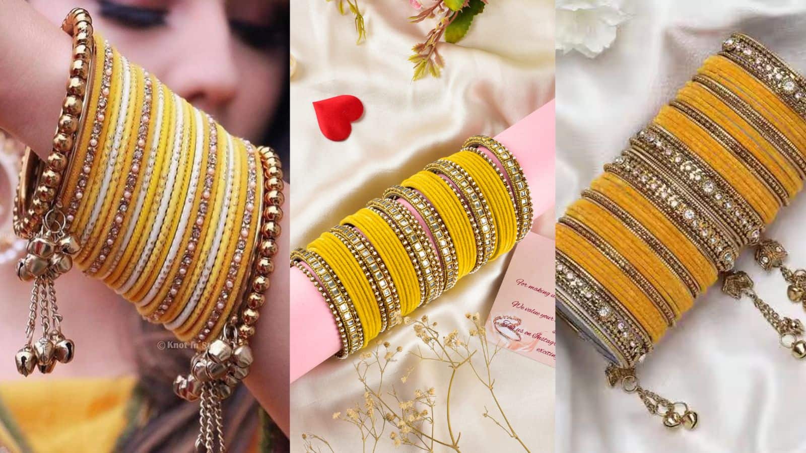 Yellow Bangles Trend: बसंत पंचमी के लिए हैंड-पेंटेड, मखमली और मिरर वर्क चूड़ियों का जलवा देख हर कोई हो जाएगा इंप्रेस
