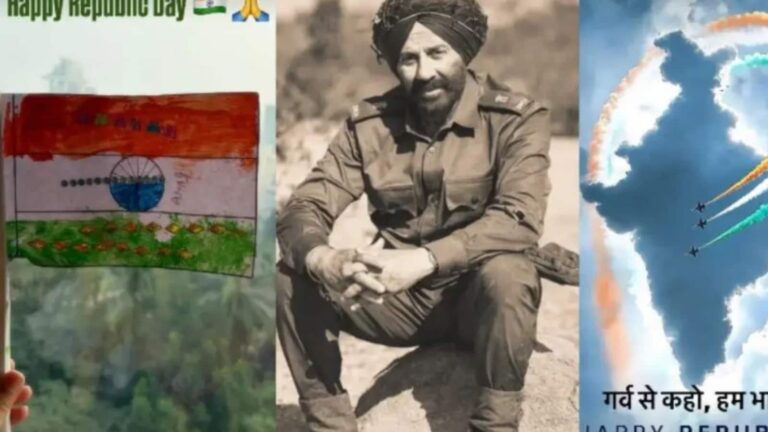 Republic Day 2026: बॉलीवुड एक्टर्स पर चढ़ा देशभक्ति का रंग, सोशल मीडिया पर फैंस को यूं दी बधाई