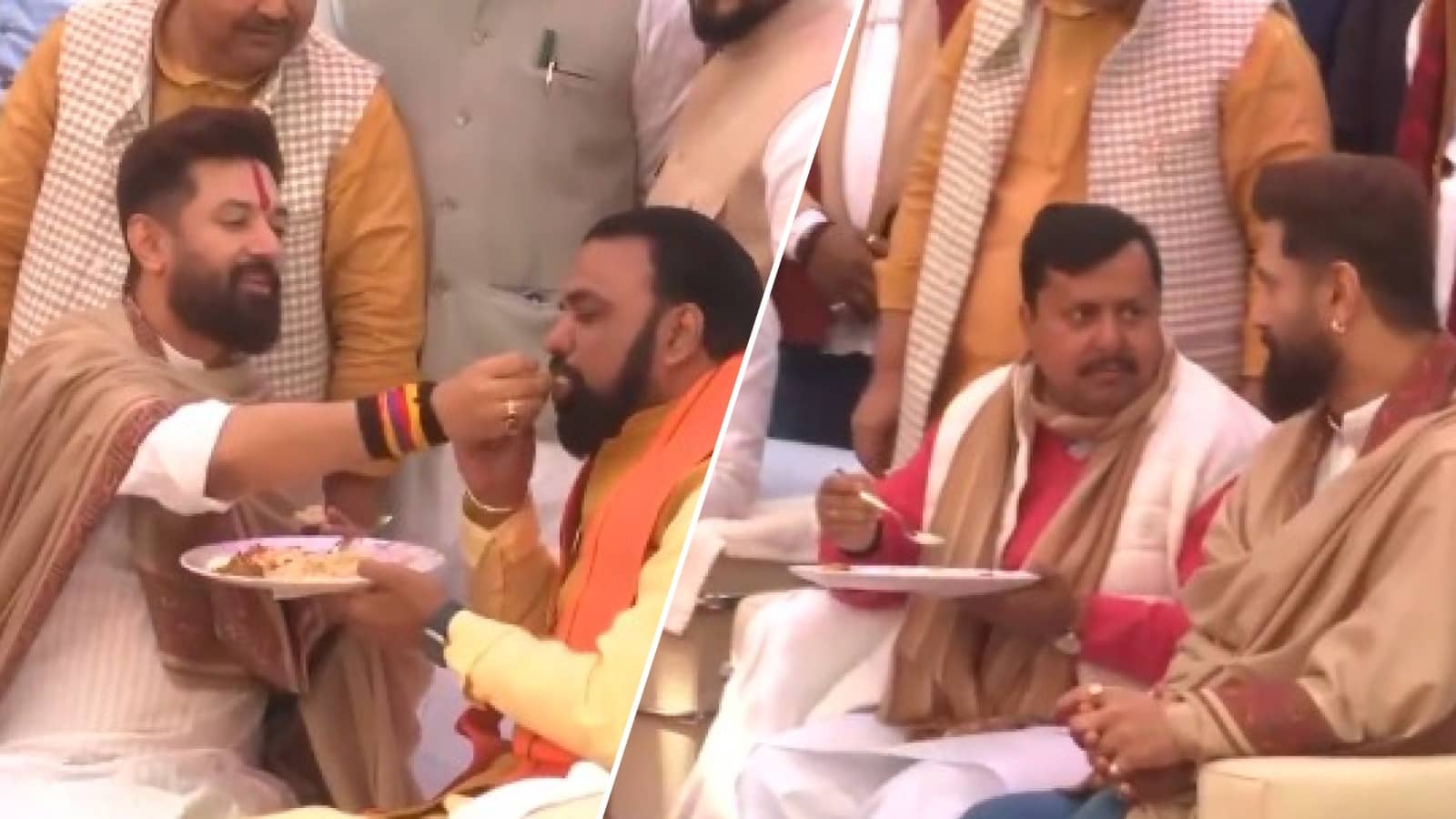 Bihar: तेज प्रताप के बाद चिराग पासवान के 'दही-चूड़ा' भोज में CM नीतीश समेत जुटे NDA के दिग्गज; रवि शंकर प्रसाद बोले- ये सनातन के...