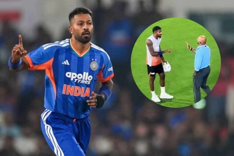 हार्दिक और मुरली कार्तिक के बीच क्या हो गया मैटर? हाथ में बल्ला लिए पंड्या का वीडियो हो रहा वायरल
