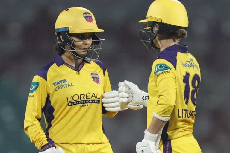 साइवर ब्रंट की फिफ्टी पर भारी हरलीन देओल की पारी, यूपी वारियर्स ने मुंबई को रौंद खोला जीत का खाता