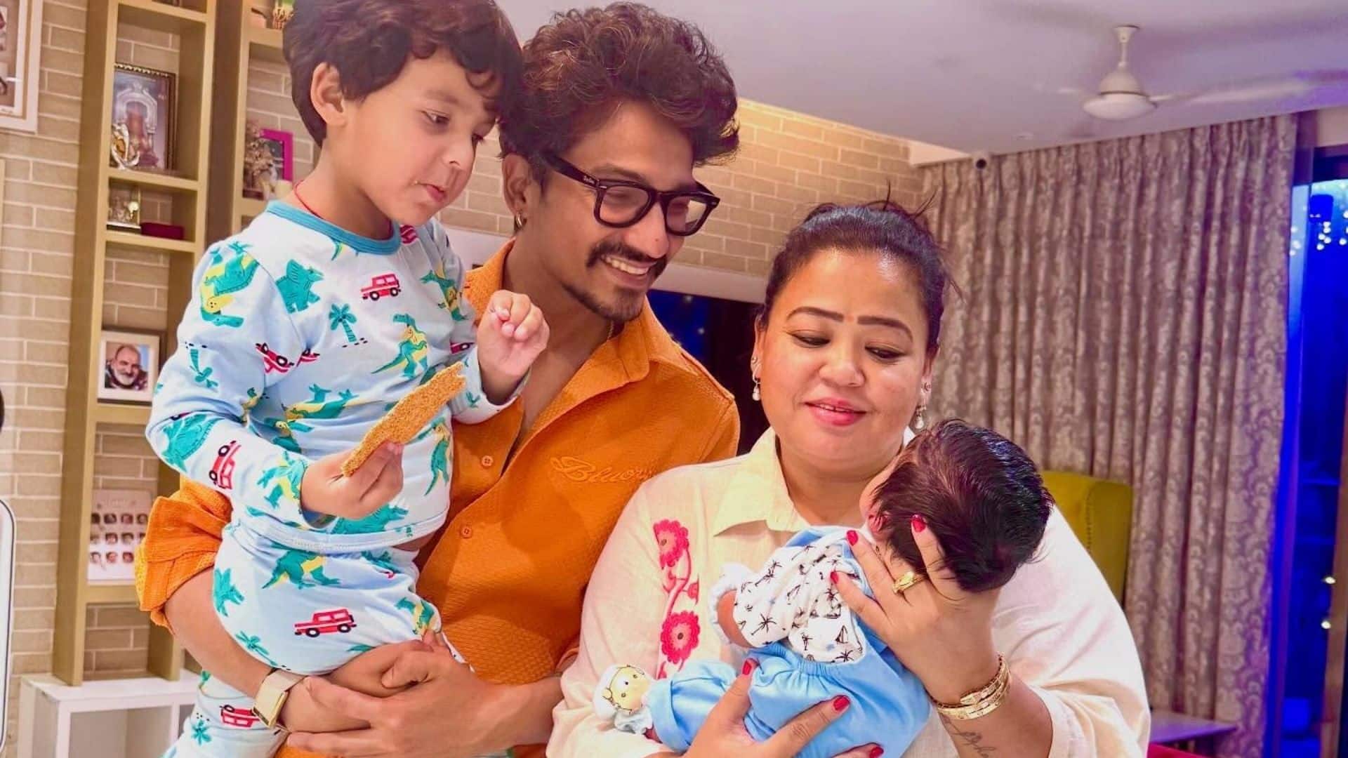 Bharti Singh: भारती सिंह-हर्ष लिंबाचिया ने लोहड़ी पर शेयर की बेटे काजू की फोटो, फैमिली फोटो ने जीता दिल