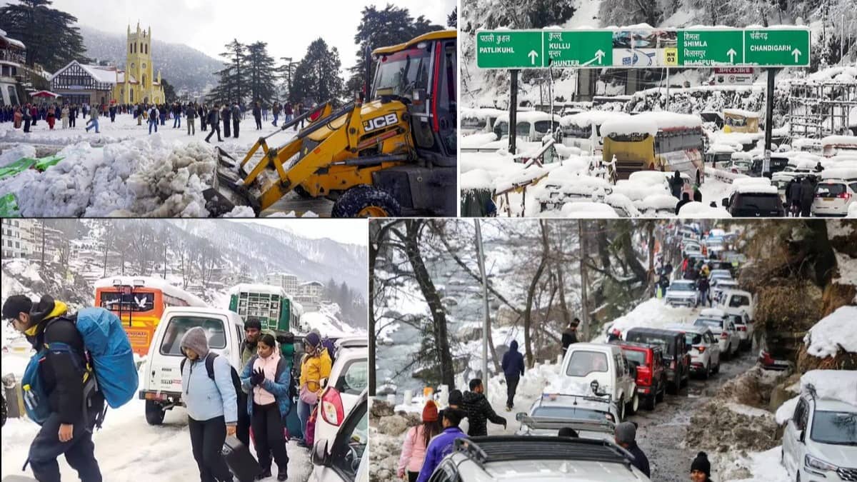 बर्फबारी होते ही मस्‍ती करने पहुंच गए मनाली, अब हो रहा पछतावा...24 घंटे से ट्रैफिक में फंसे पर्यटक, जारी हुआ ऑरेंज अलर्ट