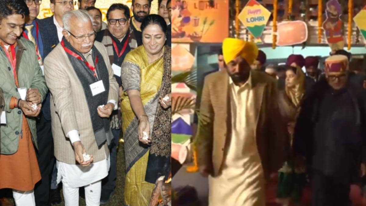 Lohri Celebration in India: देशभर में लोहड़ी की धूम, CM रेखा गुप्ता और भगवंत मान ने कुछ यूं किया सेलिब्रेट, VIDEO