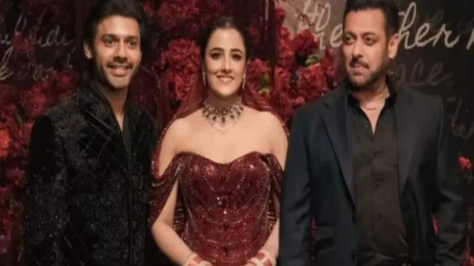 Nupur Sanon Reception: रिसेप्शन में सलमान खान की एंट्री, नुपुर सेनन-स्टेबिन बेन के खास दिन को बनाया यादगार