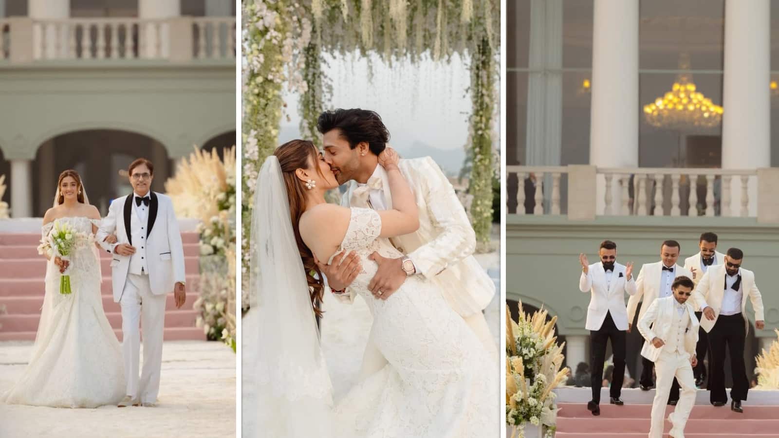 Nupur Sanon Wedding Ceremony: नुपुर सेनन-स्टेबिन बेन ने क्रिश्चियन वेडिंग की फोटोज की शेयर