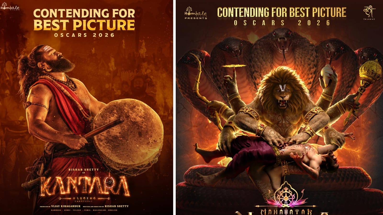 Hombale Films: ग्लोबल मंच पर होम्बले फ़िल्म्स की बड़ी कामयाबी, ऑस्कर जनरल एंट्री लिस्ट में पहुंचीं दो फ़िल्में