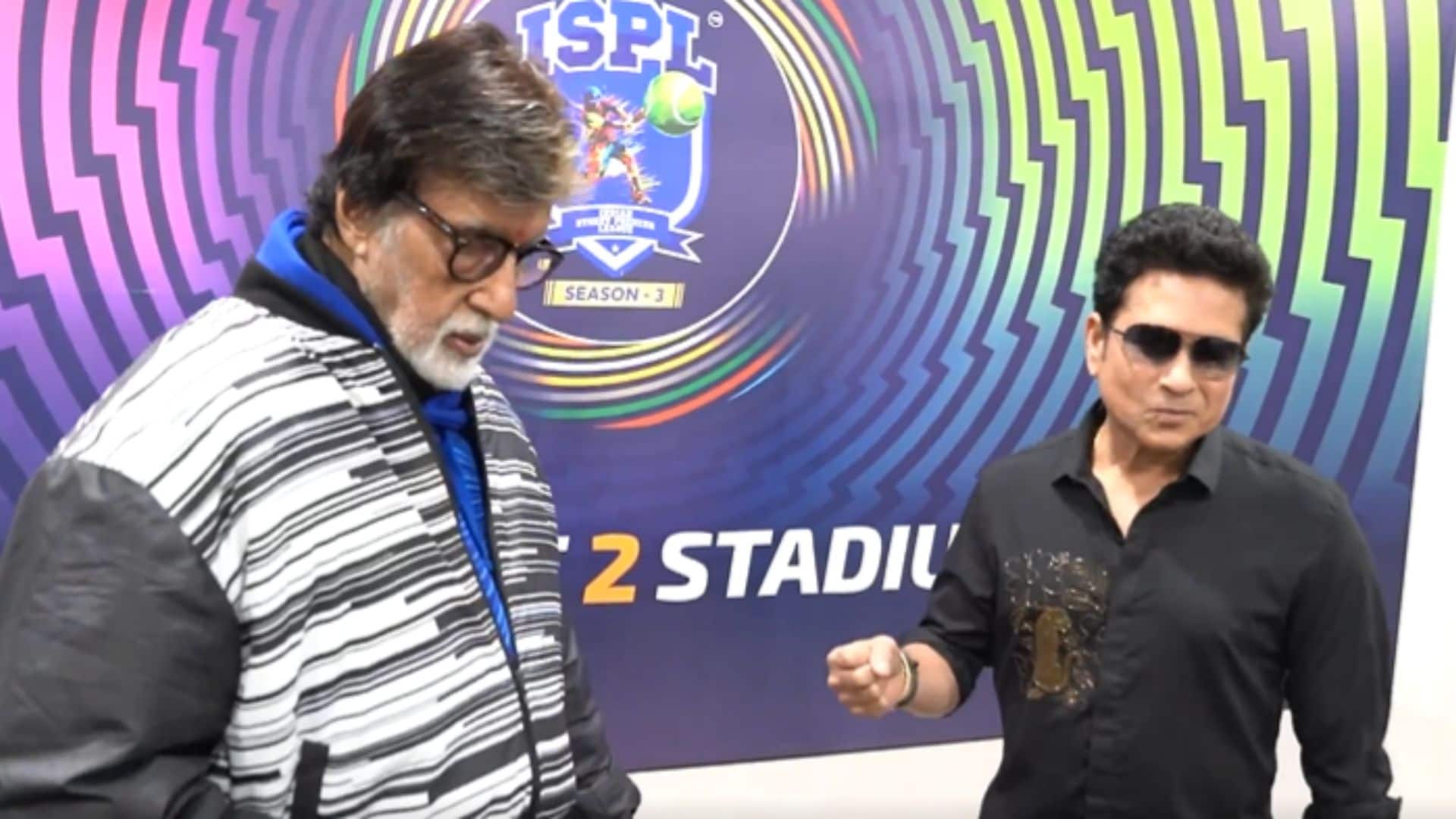 Amitabh Bachchan-Sachin Tendulkar: अमिताभ बच्चन ने सचिन तेंदुलकर संग खेला फिंगर क्रिकेट, वीडियो हुआ वायरल