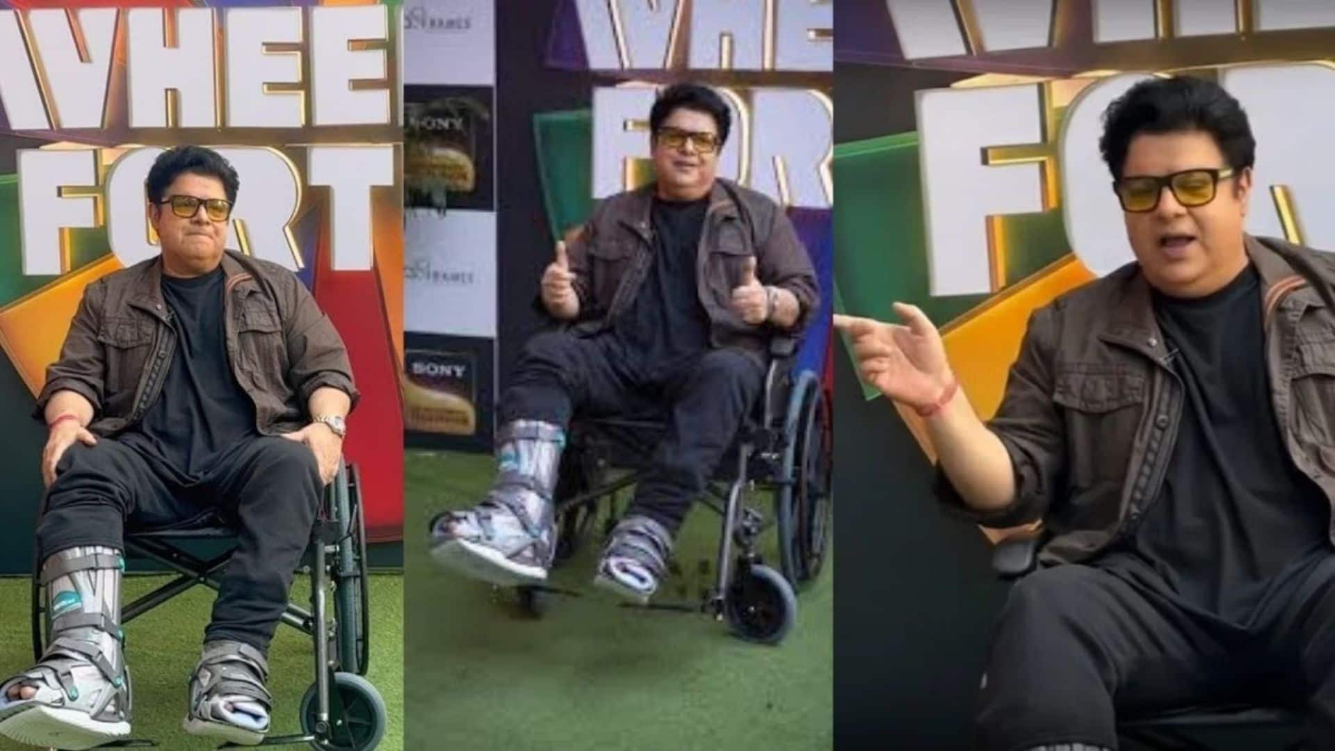 Sajid Khan Accident: एक्सीडेंट के बाद व्हीलचेयर पर दिखे साजिद खान, बोले- 'दोनों टांगें हो गईं खराब'