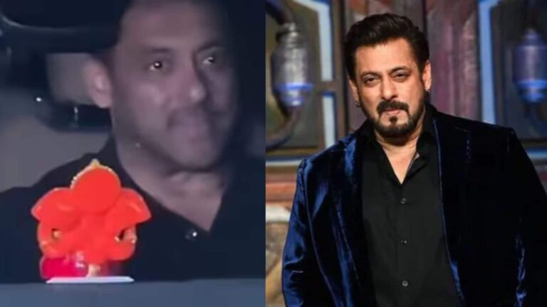 Salman Khan: सलमान खान की बुलेटप्रूफ कार में विराजे नए गणपति, वायरल वीडियो ने जीता फैंस का दिल