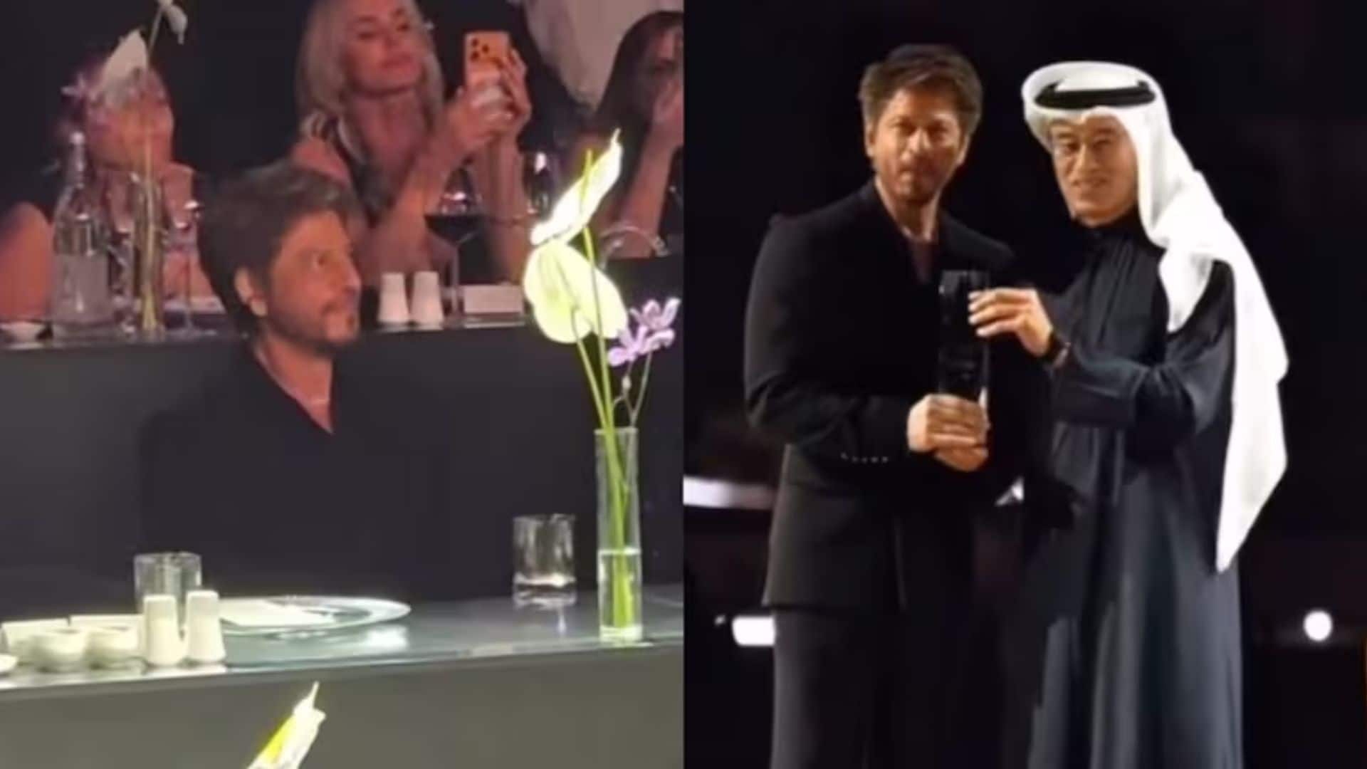 Shahrukh Khan: दुबई में शाहरुख खान को मिला ग्लोबल स्टाइल आइकॉन अवॉर्ड, बोले– 'जींस और टी-शर्ट ही है मेरी असली फैशन पहचान'