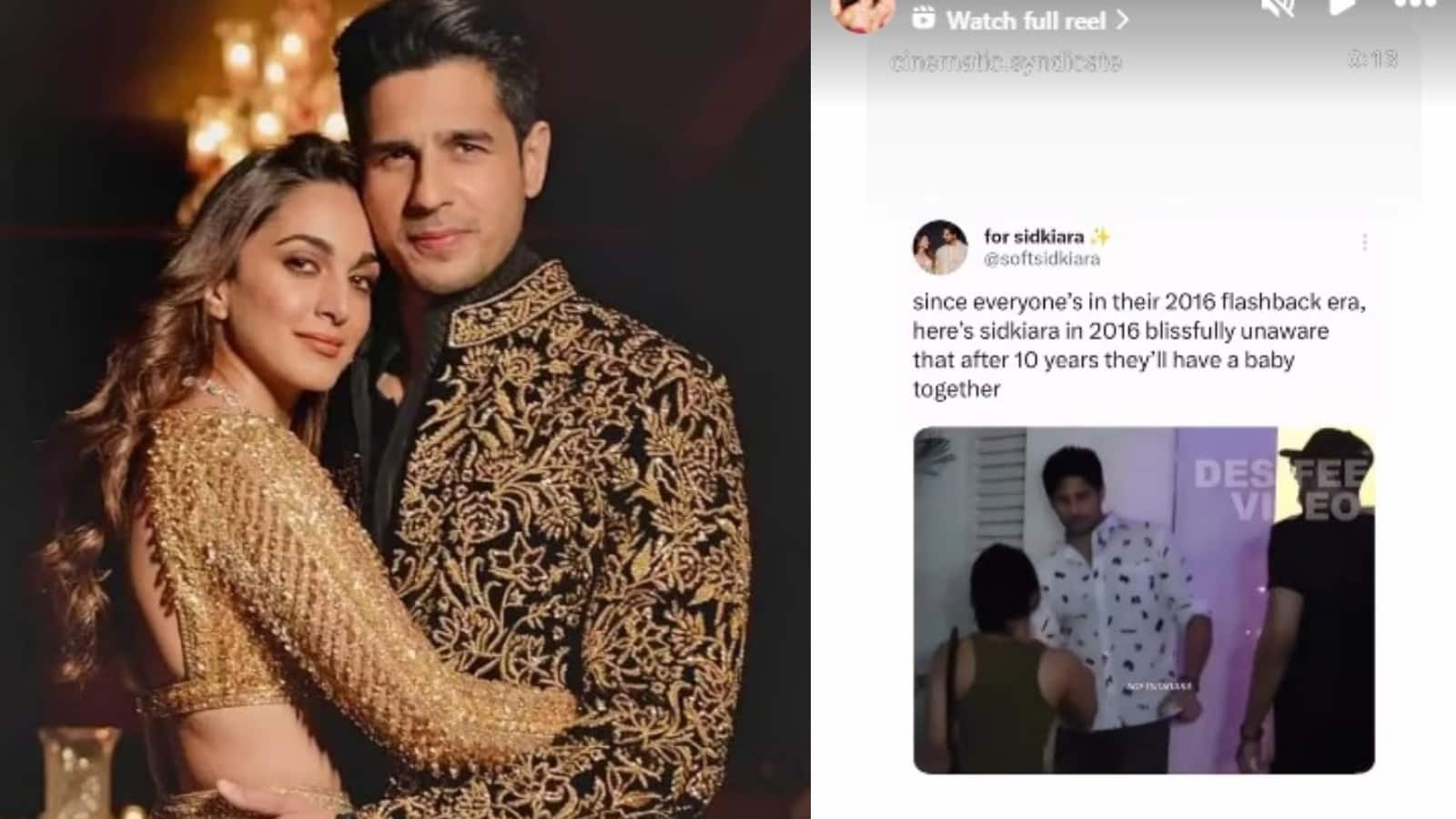 Kiara Advani :  2016 ट्रेंड को फॉलो करते हुए कियारा आडवाणी ने शेयर किया सिद्धार्थ के साथ क्यूट वीडियो