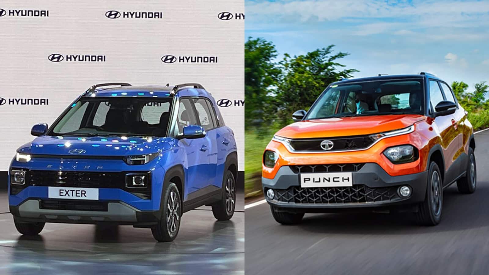 Tata Punch Facelift vs Hyundai Exter: कौन है सस्ता और किफायती विकल्प?