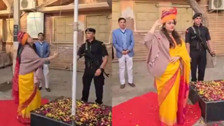 Tina Dabi Video: फिर चर्चा में आईं IAS ऑफिसर टीना डाबी! गणतंत्र दिवस पर 'गलत' सलामी देते वीडियो वायरल, लोगों ने की आलोचना