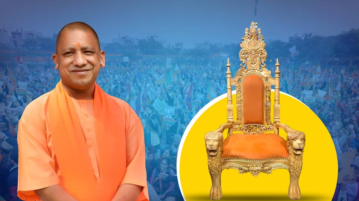CM योगी के लिए उत्तराखंड से आई 'राजसी कुर्सी', देवदार की लकड़ी पर हाथ की नक्काशी, हत्थों पर उकेरी है सिंह की आकृति, बनने में लगी 15 दिनों की मेहनत