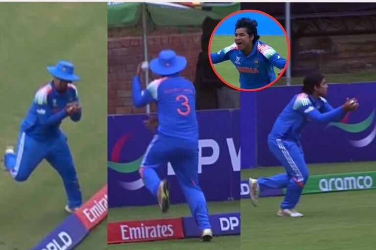छक्के के लिए जा रही थी गेंद, बाउंड्री पर खड़े वैभव सूर्यवंशी ने कर दिया करिश्मा, अविश्वसनीय कैच से चौंकाया