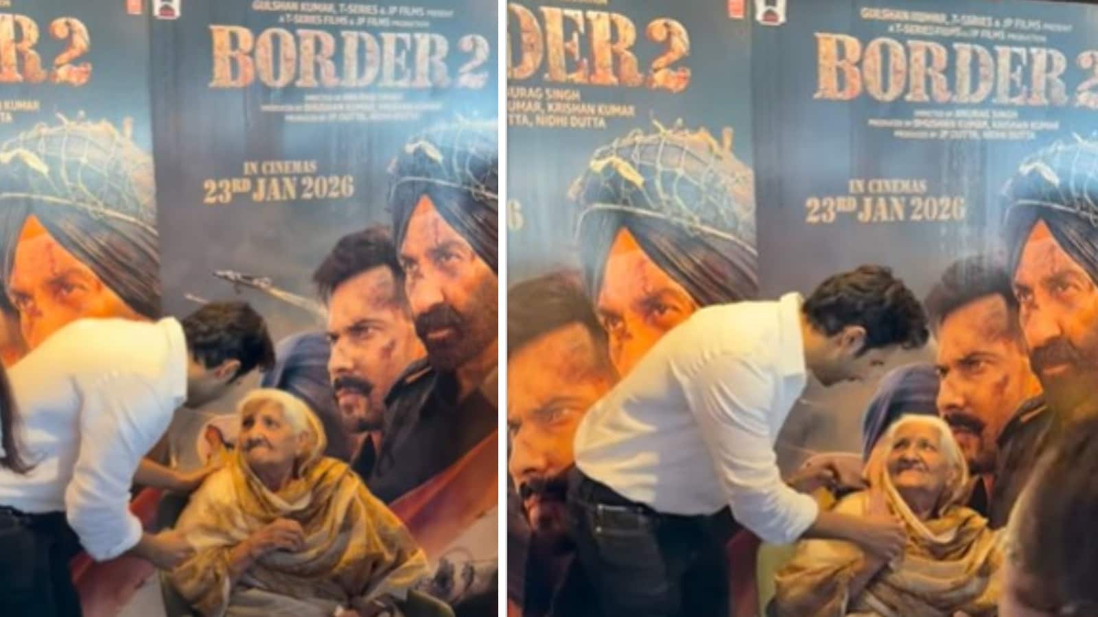 Border 2: कर्नल होशियार सिंह दहिया की पत्नी ने वरुण धवन को दिया आशीर्वाद, उनके अभिनय की जमकर तारीफ की