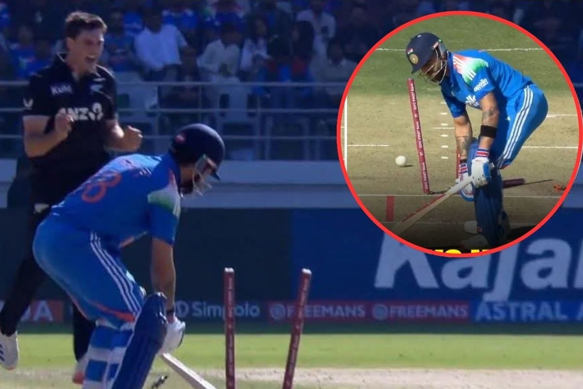 नौसिखिए बॉलर ने कोहली के उखाड़े स्टंप्स तो मैदान पर पसरा सन्नाटा, विराट भी हक्के-बक्के रह गए