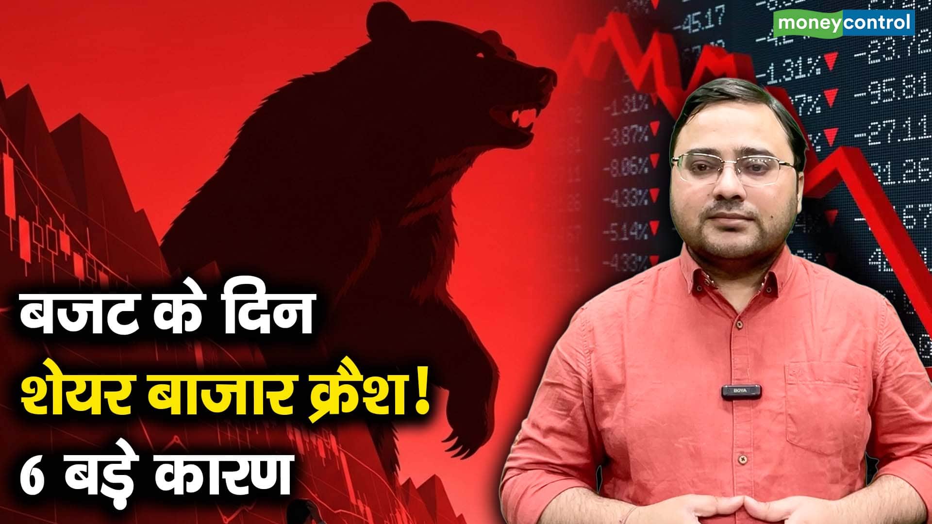 बजट के दिन शेयर बाजार क्रैश! 6 बड़े कारण