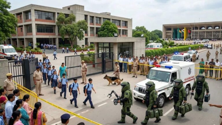 Chandigarh Schools Bomb Threat: चंडीगढ़ के कई स्कूलों को मिली बम से उड़ाने की धमकी, जांच में जुटी पुलिस और बम स्क्वॉड टीम