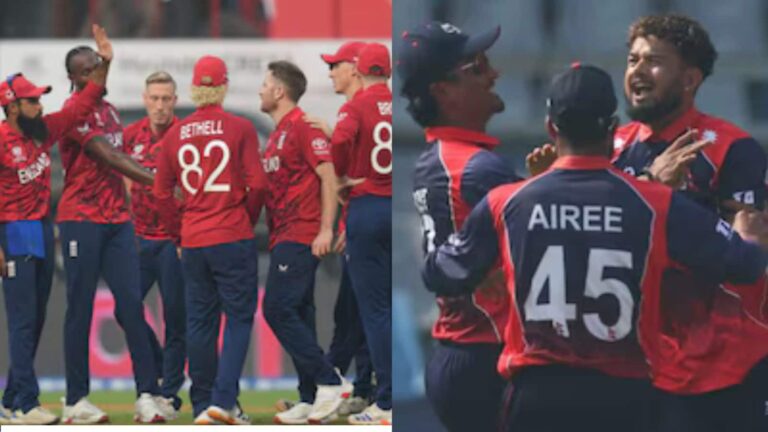 ENG vs NEP Highlights: इंग्लैंड ने जैसे-तैसे जीता नेपाल से मैच, आखिरी ओवर में 4 रन से हराया