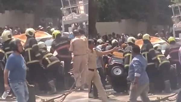 Mumbai Metro Pillar Collapse : मुंबई में ऑटो के ऊपर गिरा मेट्रो पिलर का हिस्सा,कई लोग घायल
