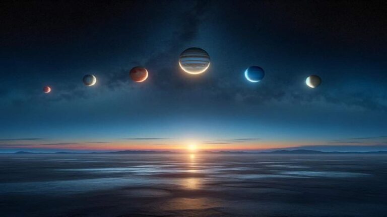 Planets Parade 28 Feb 2026: आज की रात आसमान पर रखें नजर, सूरज के डूबते ही निकलेगी 6 ग्रहों की परेड