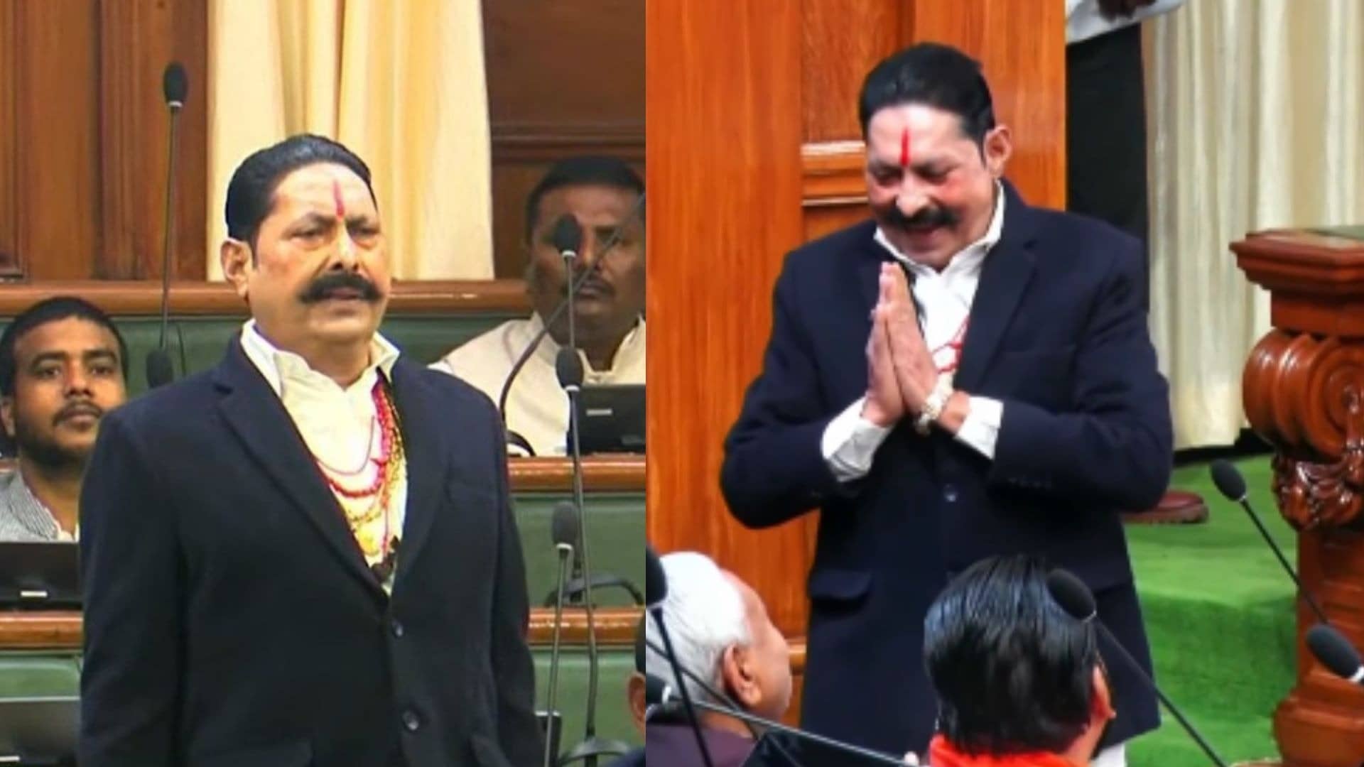 मैं शपथ लेता हूं... सूट-बूट पहन बाहुबली अनंत सिंह ने पहले ली विधायक पद की शपथ, फिर CM नीतीश के छुए पैर; VIDEO