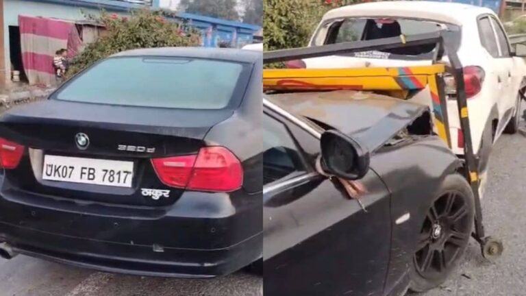 BREAKING: देहरादून में तेज रफ्तार BMW ने पुलिस अधिकारी को मारी टक्कर, कई वाहनों को भी चपेट में लिया; हालत गंभीर