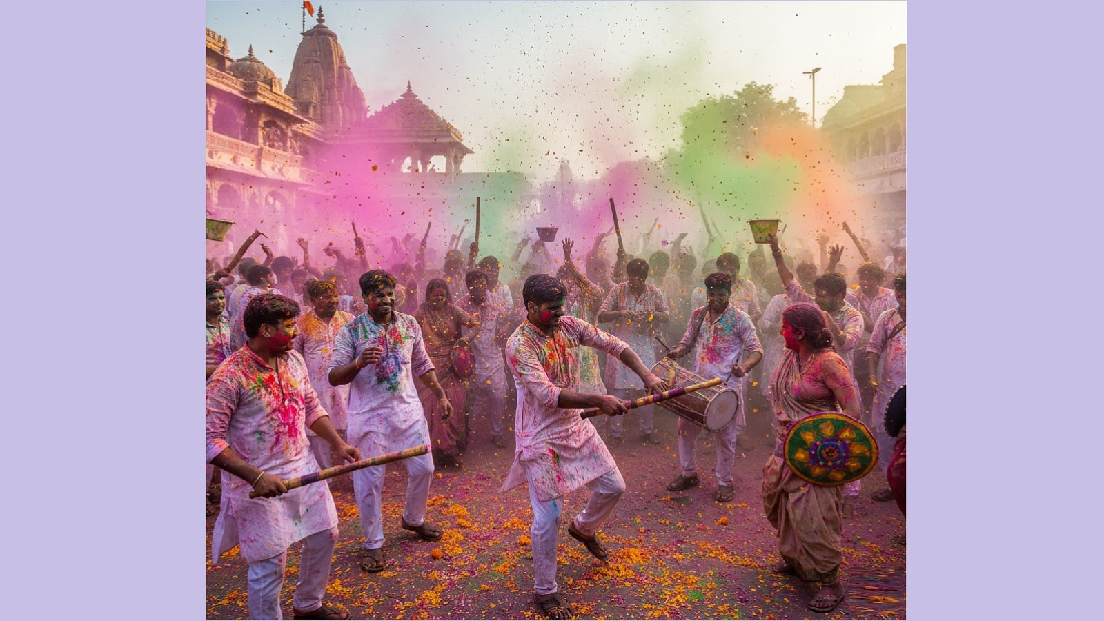 Braj Holi 2026: ब्रज में आज हुई साधू-संत और भक्तों की होली, 24 तारीख को लड्डूमार होली सहित पूरा शेड्यूल देखें यहां