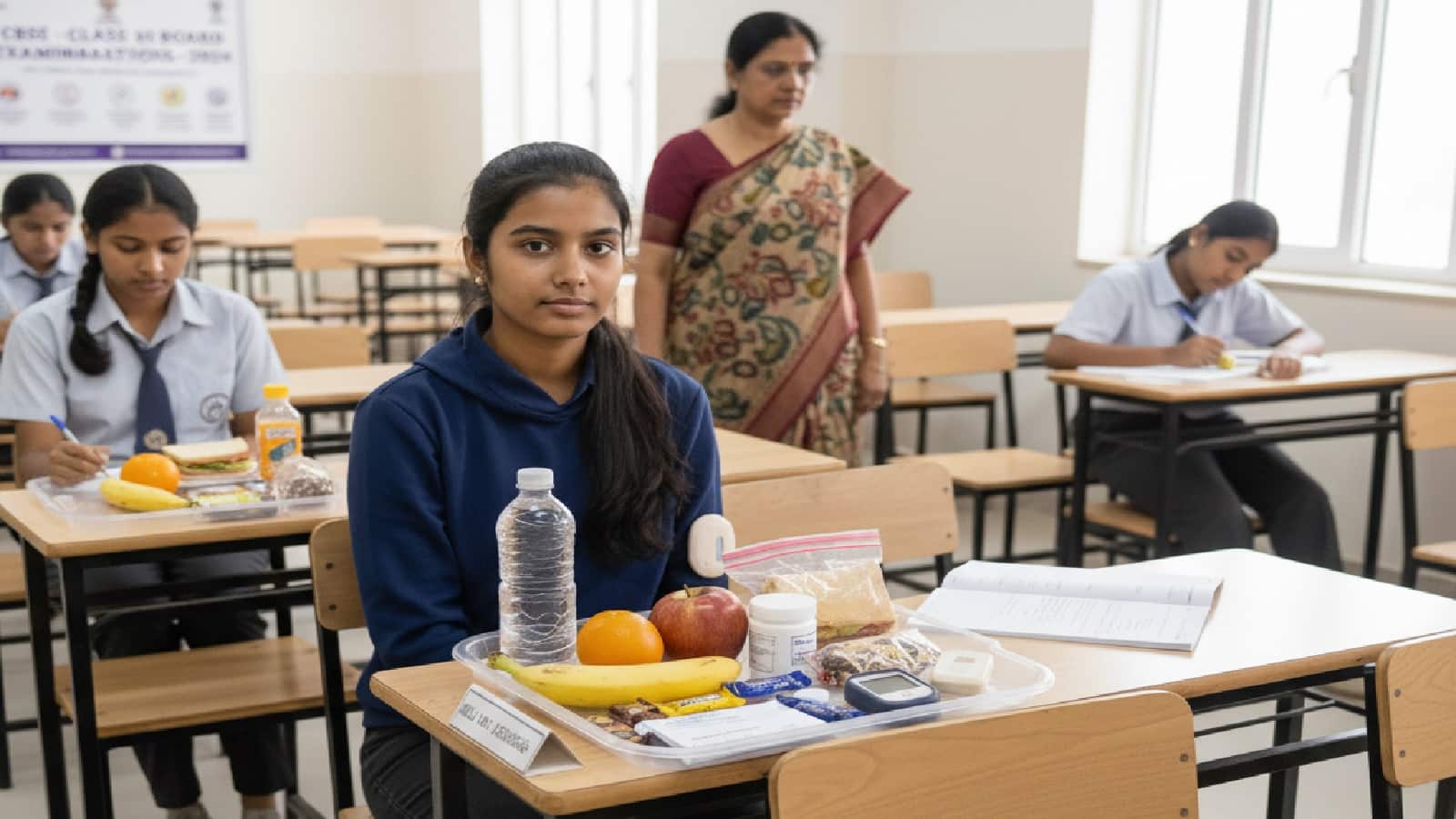 CBSE Board Exam 2026: चिंता छोड़ें डायबिटीज पीड़ित छात्र, बोर्ड ने  भेजा सर्कुलर परीक्षा केंद्र में ले जा सकेंगे खाने-पीने की चीजें