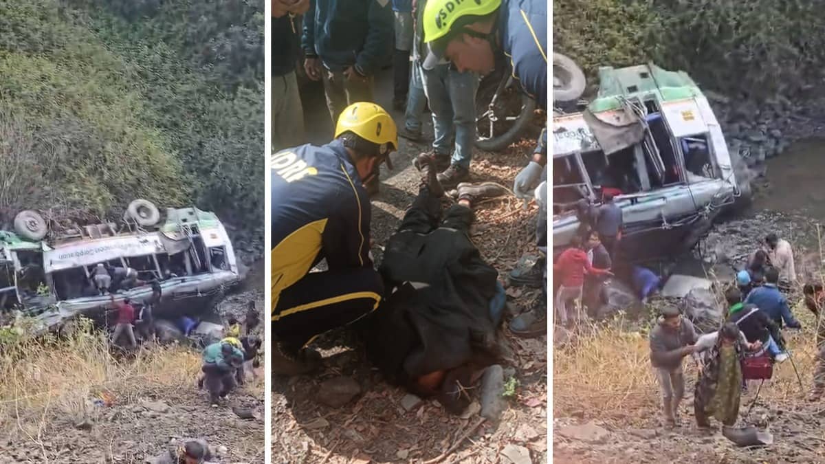 BREAKING: देहरादून में बड़ा हादसा, खाई में गिरी हिमाचल रोडवेज की यात्रियों से भरी बस, 4 की मौत; कई घायल