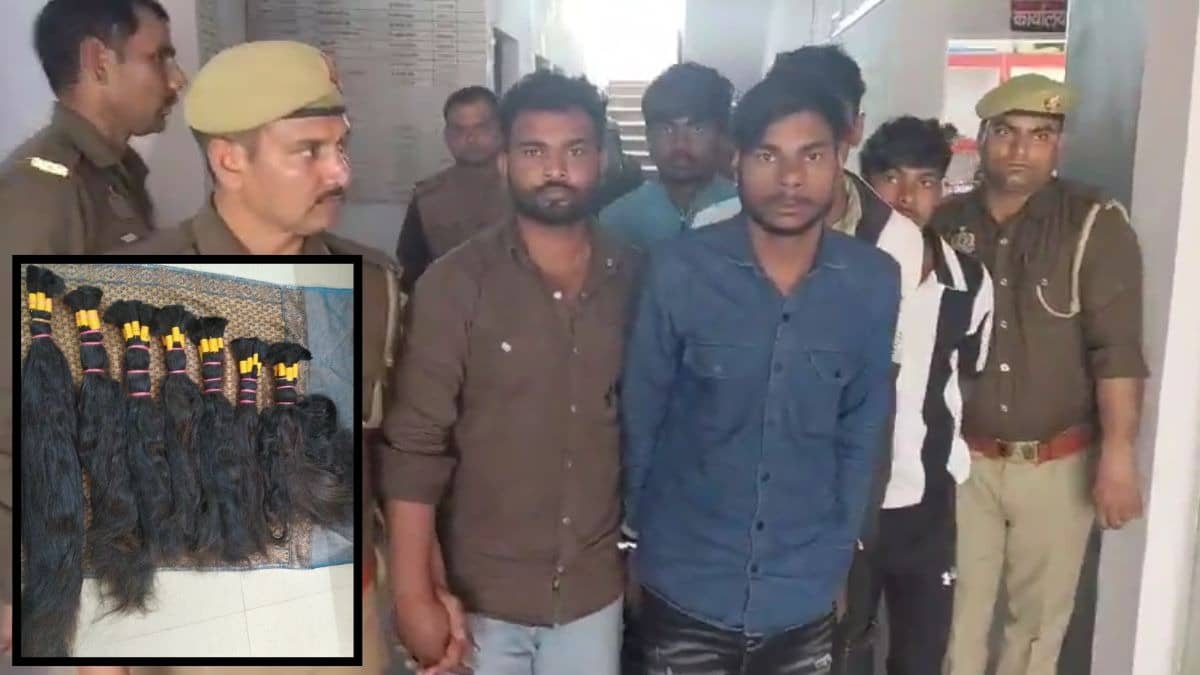 UP: बाल चुराने वाले गैंग का खुलासा, बुलंदशहर में 4 किलो से ज्यादा बाल चुराए; कीमत एक लाख रुपये, 5 आरोपी गिरफ्तार