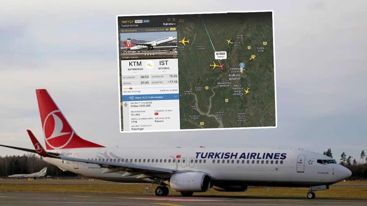 BREAKING: टेकऑफ के तुरंत बाद काठमांडू-इस्तांबुल तुर्की एयरलाइंस विमान के इंजन में लगी आग, कोलकाता में कराई गई इमरजेंसी लैंडिंग