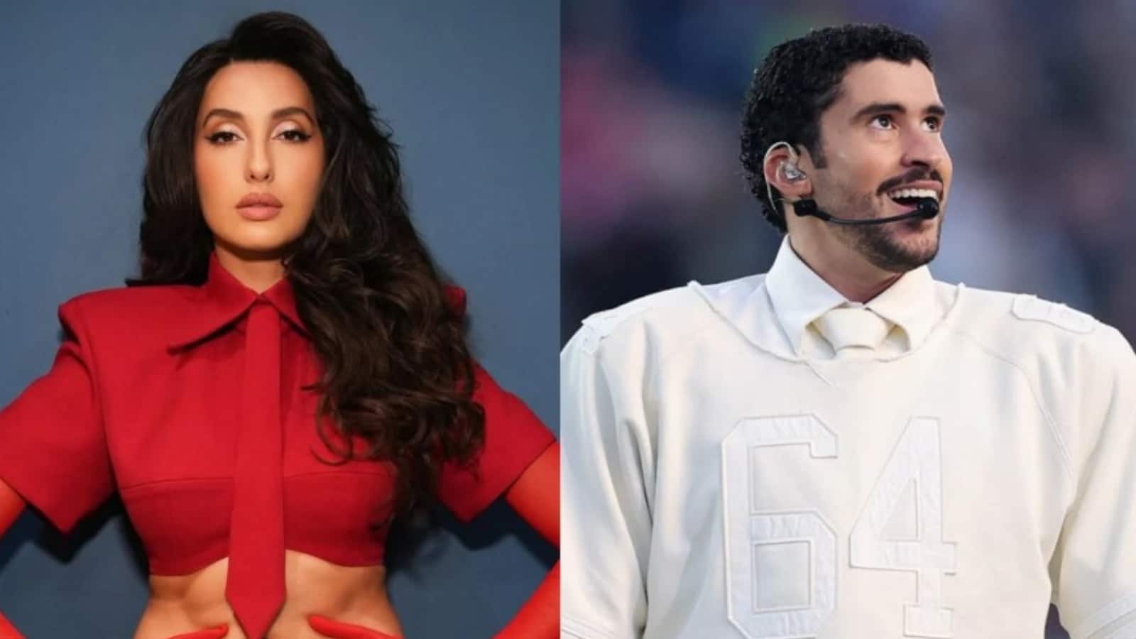 Nora Fatehi: सुपर बाउल में बैड बनी को देख नोरा फतेही हुईं इमोशनल,  बोलीं- सचमुच मेरी आंखों में आंसू आ गए'