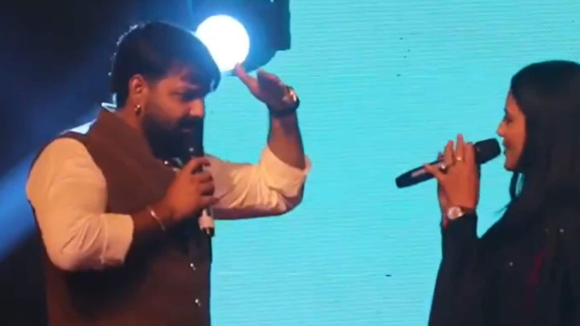 Pawan Singh: भोजपुरी स्टार पवन सिंह ने लाइव शो में एक्ट्रेस को दिया शादी का प्रपोजल, वीडियो वायरल