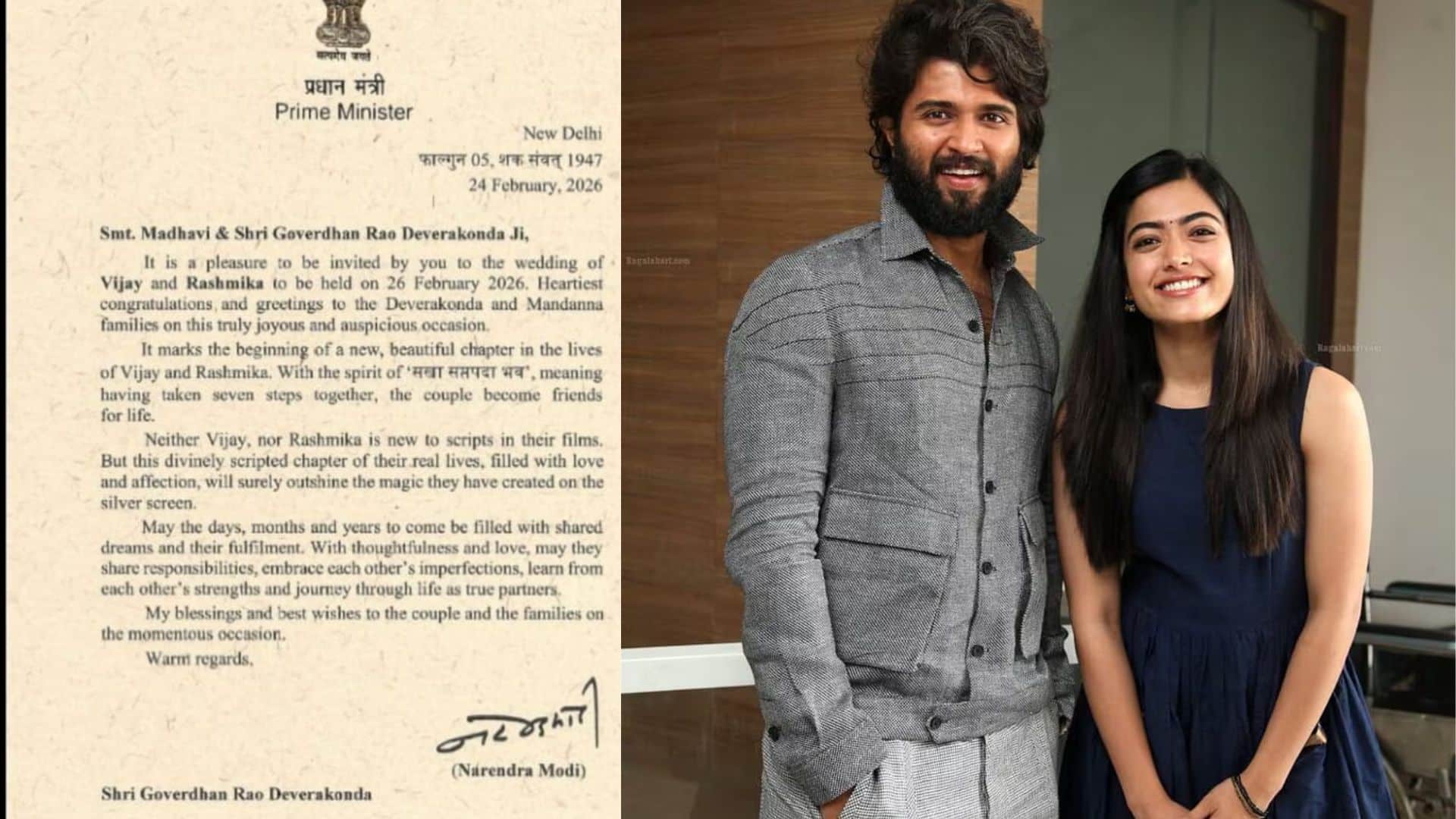 ViRosh Wedding: पीएम मोदी ने भेजा विजय-रश्मिका को शुभकामनाएं, कपल की मेहंदी में दिखेगी राजस्थानी रंगत