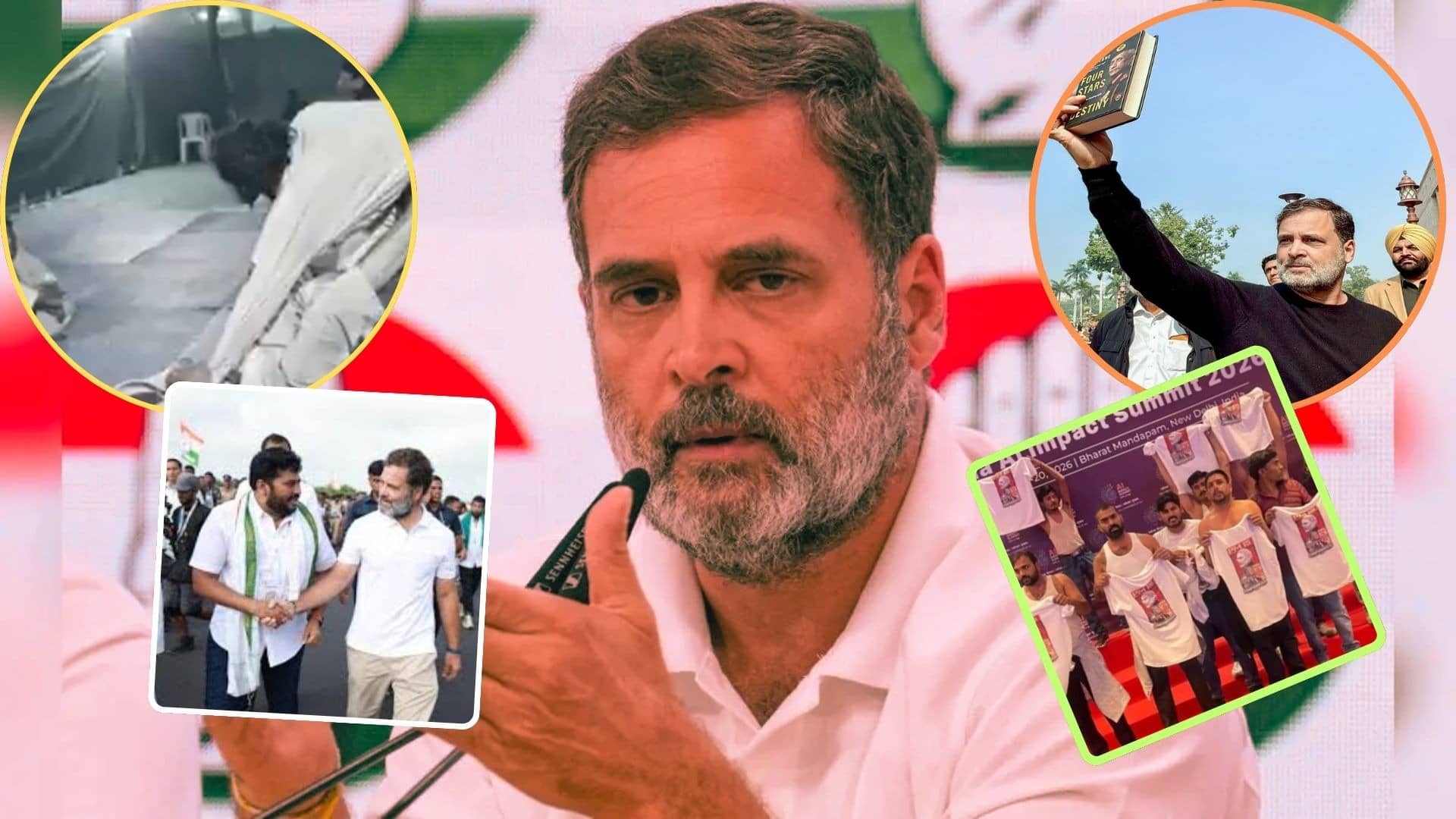 नरवणे के मुद्दे से भागे, अब 'जिउ जित्सु' पर अटके... AI समिट में कपड़े फाड़ प्रदर्शन के बाद बोली BJP- राहुल गांधी के निवास पर रची गई साजिश