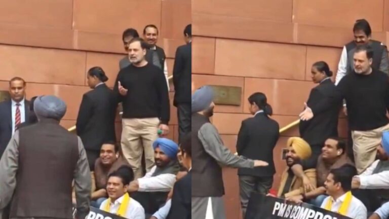 'देखो, एक गद्दार...', राहुल गांधी ने की टिप्पणी, तो केंद्रीय मंत्री रवनीत बिट्टू ने दिया ये जवाब, संसद के गेट पर तीखी बहस