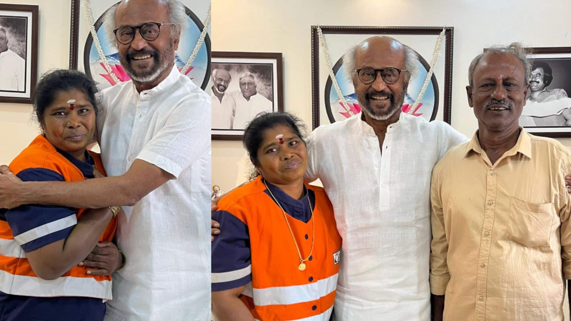 Rajinikanth: सुपरस्टार रजनीकांत ने दिखाई इंसानियत, ईमानदार सफाईकर्मी पद्मा को दिया सोने की चेन